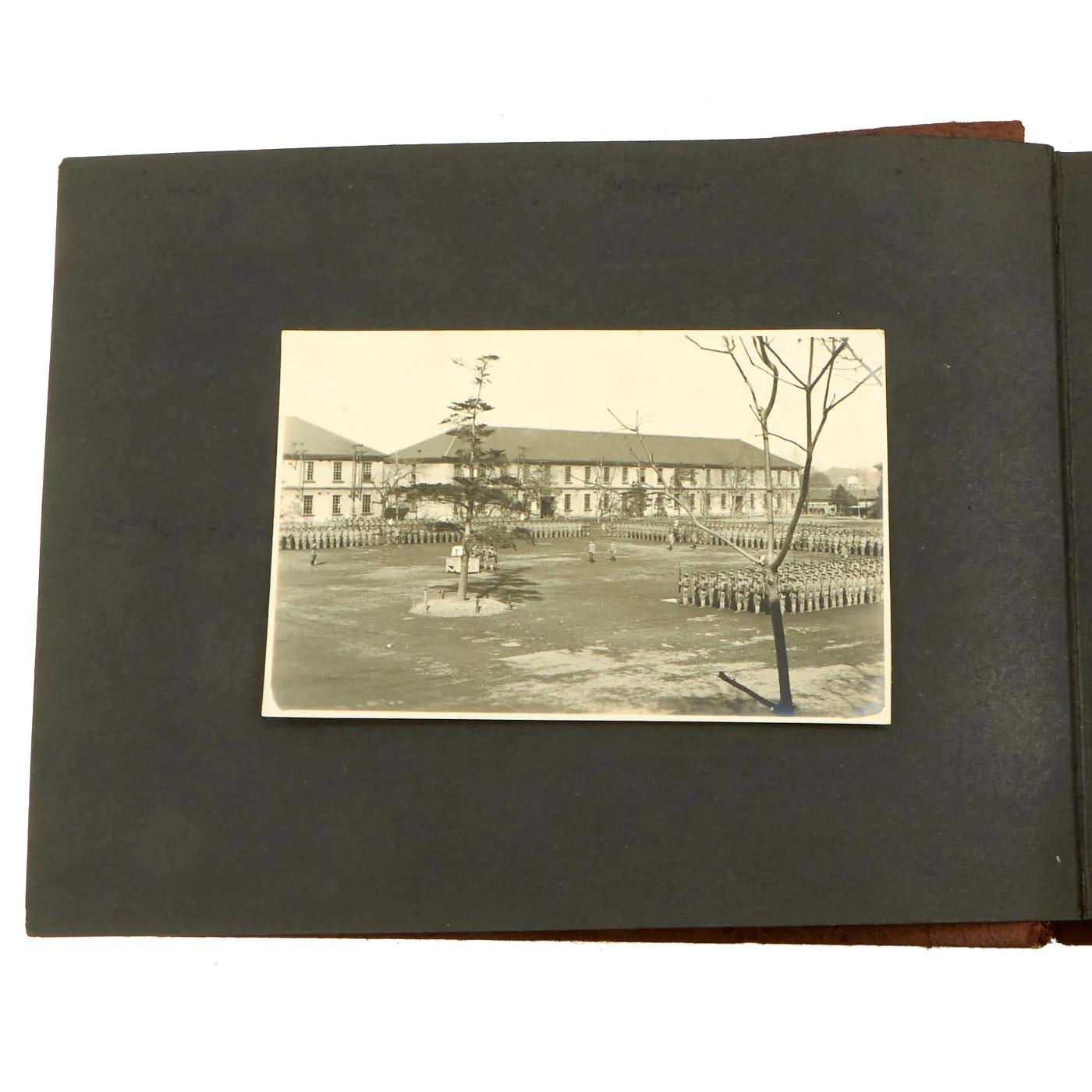 Original Imperial Japanese Army WWII Service Memories Personal Photo Album Featuring Emperor Hirohito - 63 Pictures