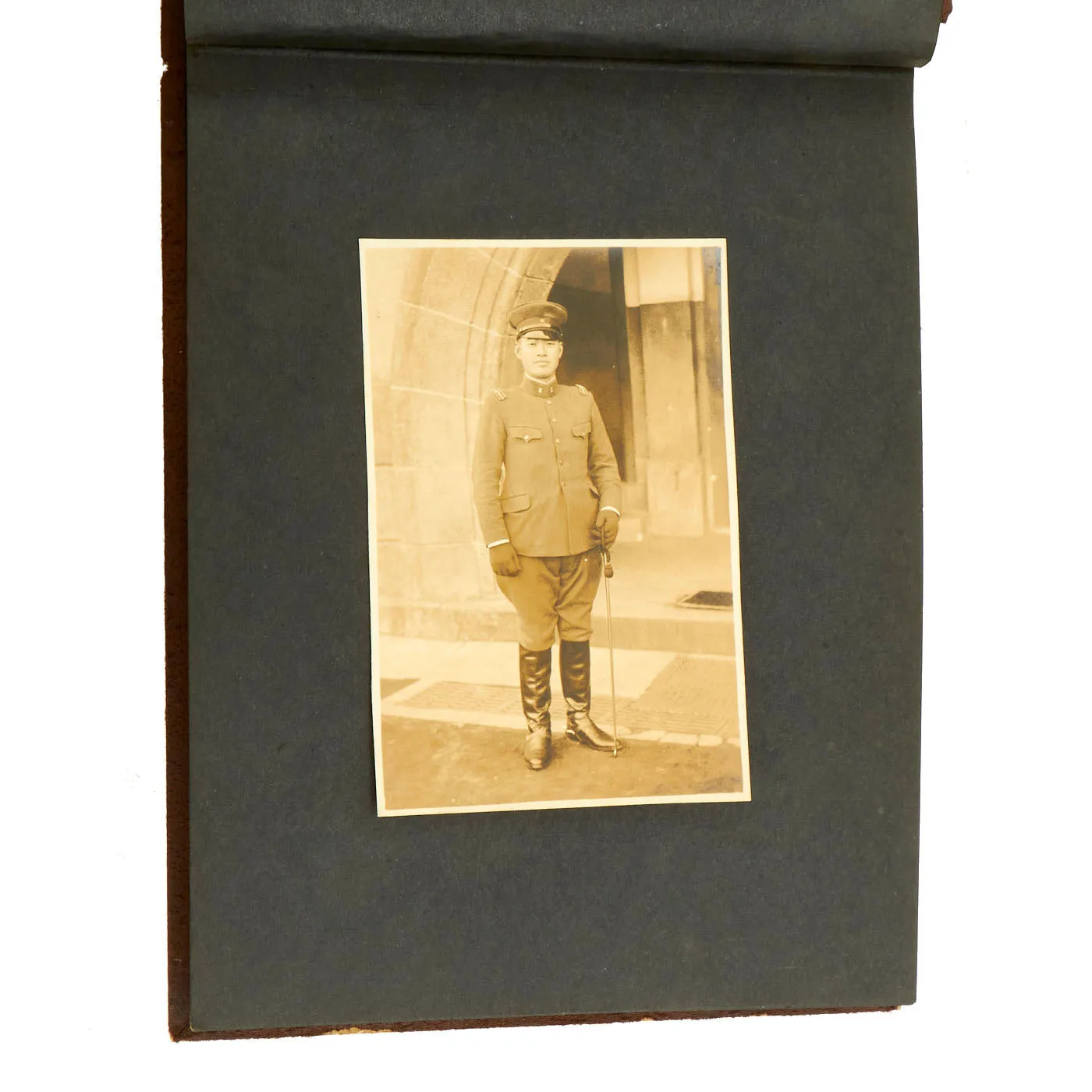Original Imperial Japanese Army WWII Service Memories Personal Photo Album Featuring Emperor Hirohito - 63 Pictures