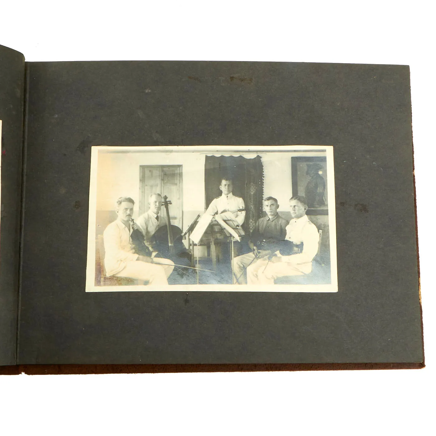 Original Imperial Japanese Army WWII Service Memories Personal Photo Album Featuring Emperor Hirohito - 63 Pictures