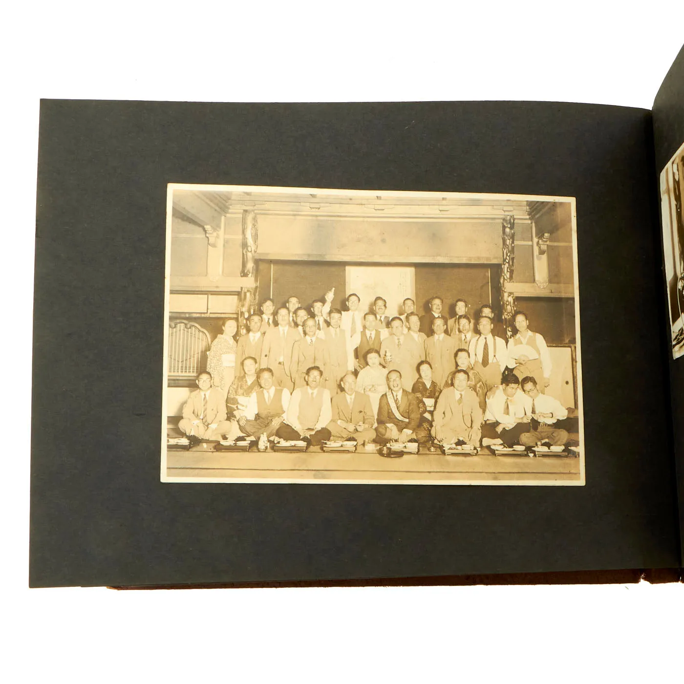Original Imperial Japanese Army WWII Service Memories Personal Photo Album Featuring Emperor Hirohito - 63 Pictures