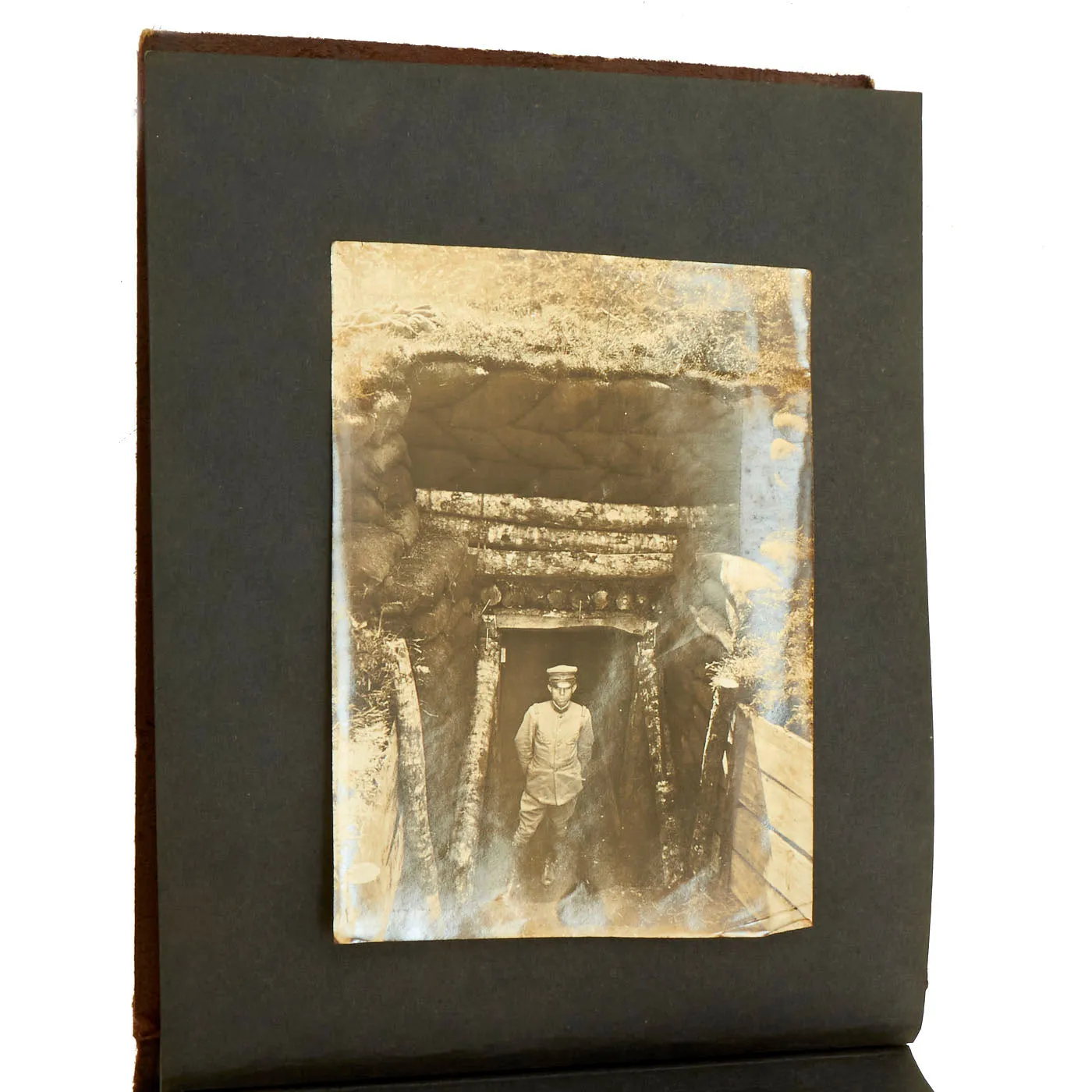 Original Imperial Japanese Army WWII Service Memories Personal Photo Album Featuring Emperor Hirohito - 63 Pictures