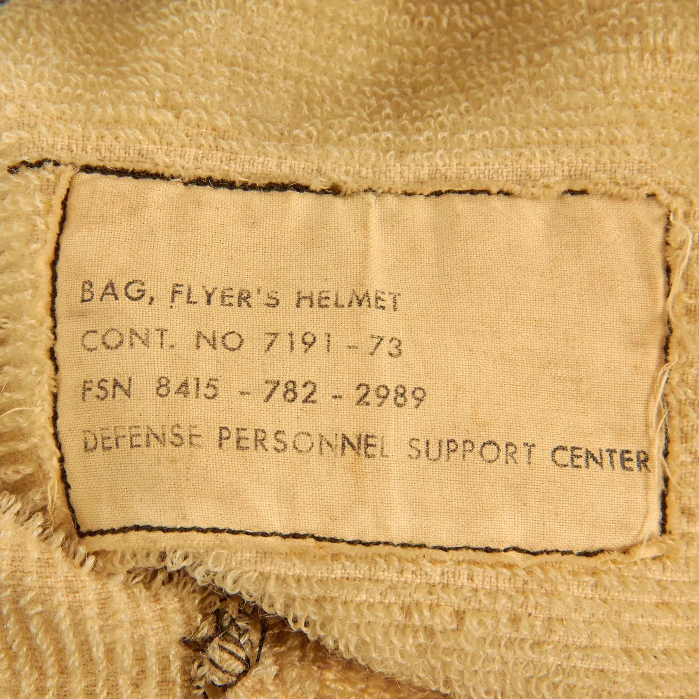 Original U.S. Vietnam War Era Named  Gentex SPH-4 Helmet Helicopter Pilot With Helmet Bag and Flight Gloves - Size Extra Large