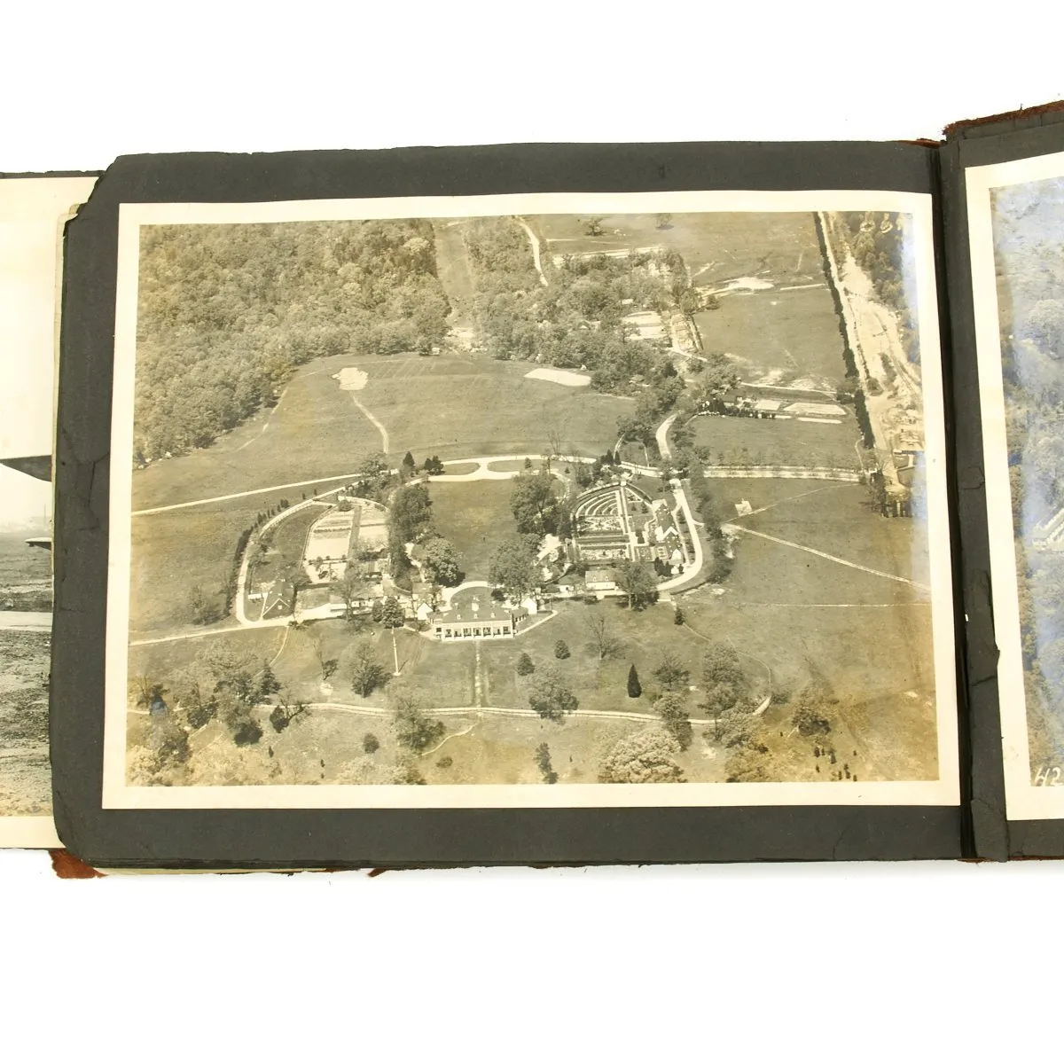 Original U.S. WWI AEF Aero Squadron Scrapbook, Flying Helmet, Goggles, Glove Set