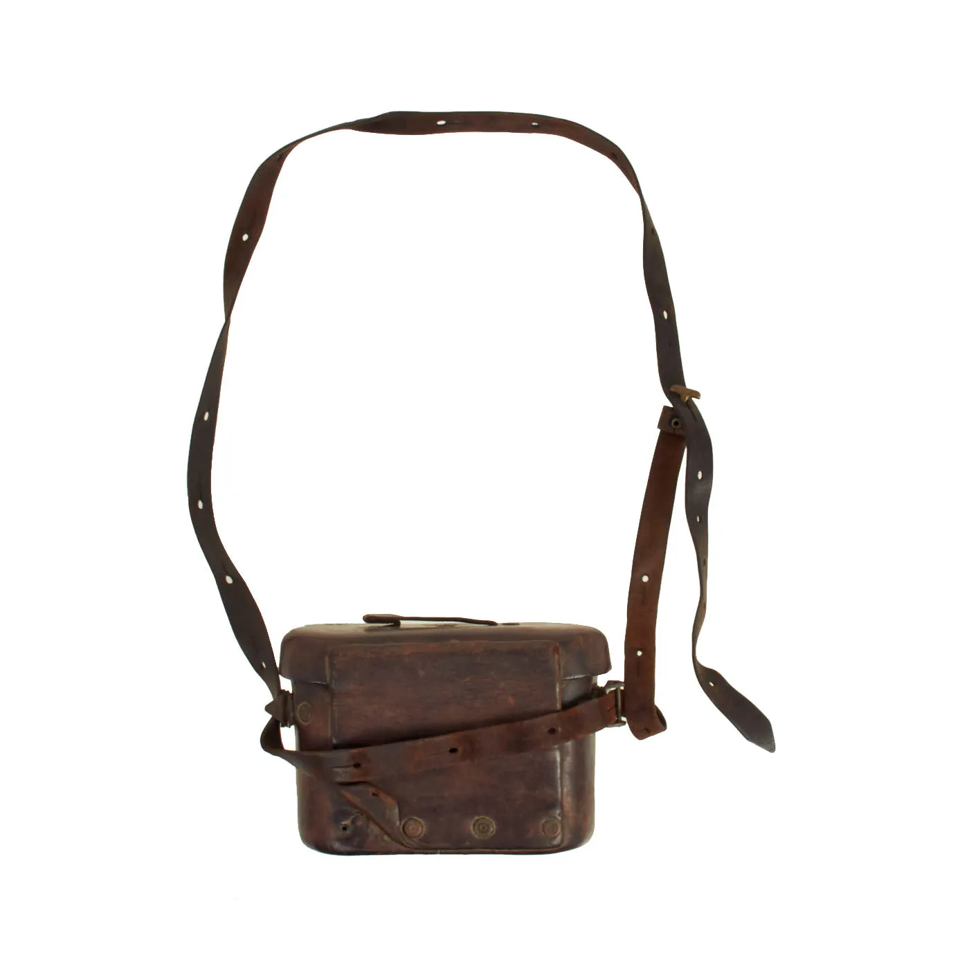 Original WWII Imperial Japanese 6x24 Binoculars by Kaikosha with Leather Case and Neck Strap