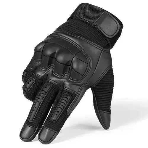 Outdoor Men Women Protective Gear Motorbike Racing Hard Knuckle Touchscreen Leather Motorcycle Gloves