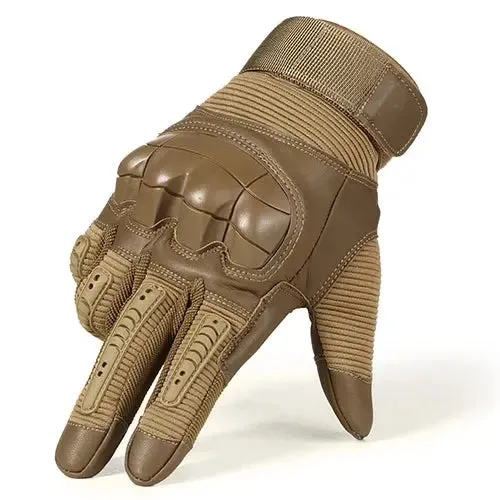 Outdoor Men Women Protective Gear Motorbike Racing Hard Knuckle Touchscreen Leather Motorcycle Gloves