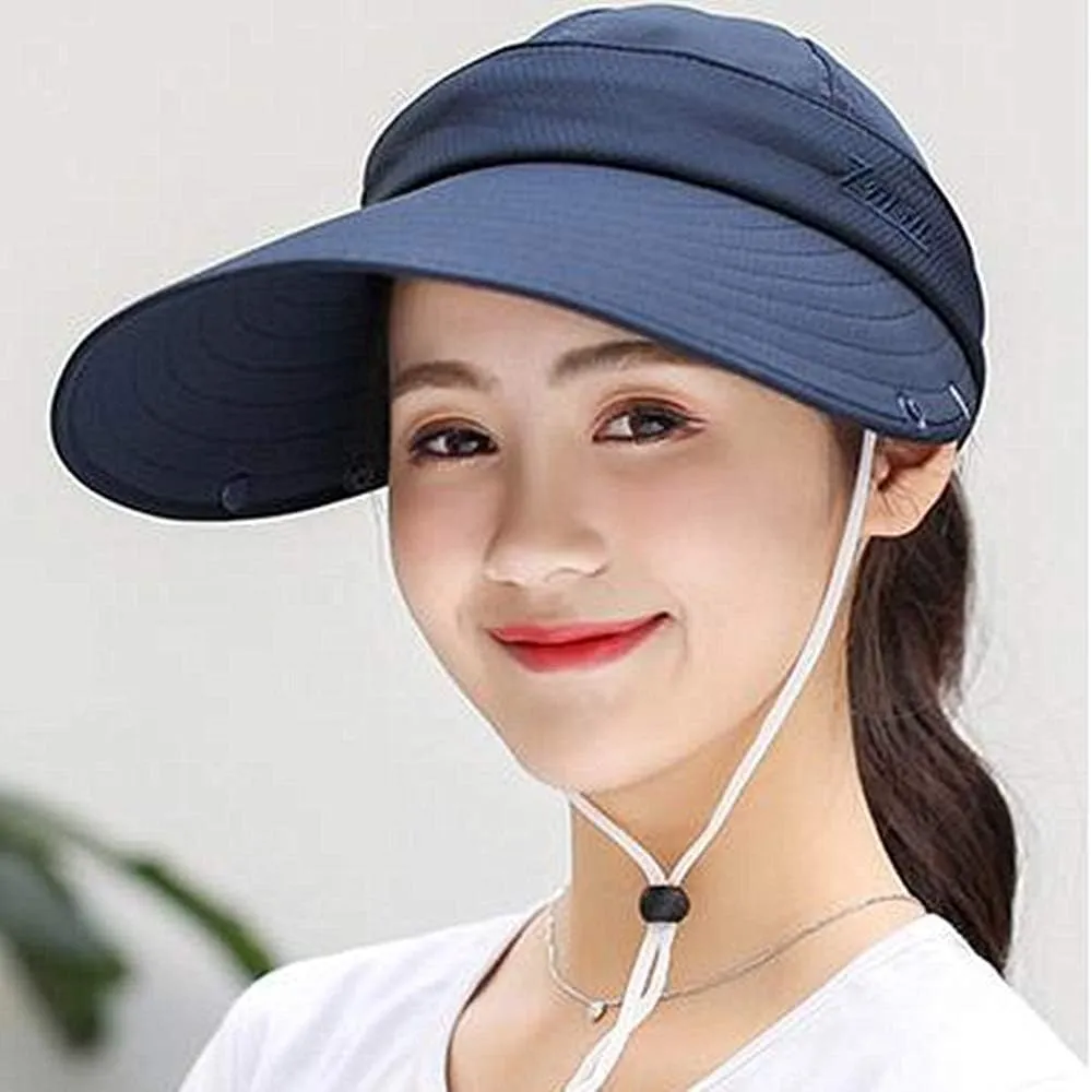 Outdoor UPF 50  UV Sun Protection Waterproof Breathable Face Neck Flap Cover Folding Sun Hat for Men/Women