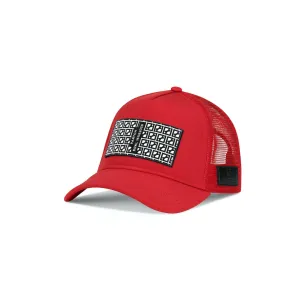 PARTCH BRKL Trucker Hat Red Removable Clip