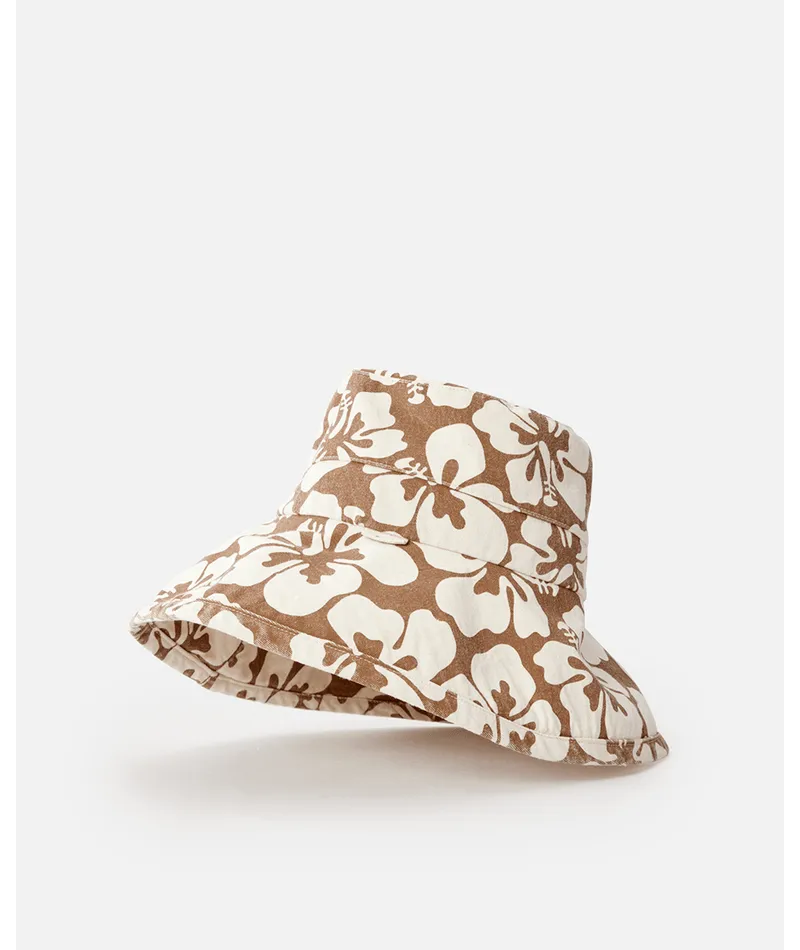 Rip Curl Tres Cool UPF Sun Hat-Brown/Off White