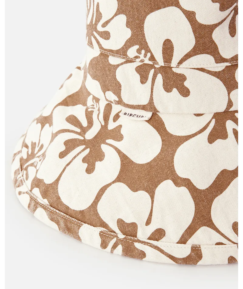 Rip Curl Tres Cool UPF Sun Hat-Brown/Off White