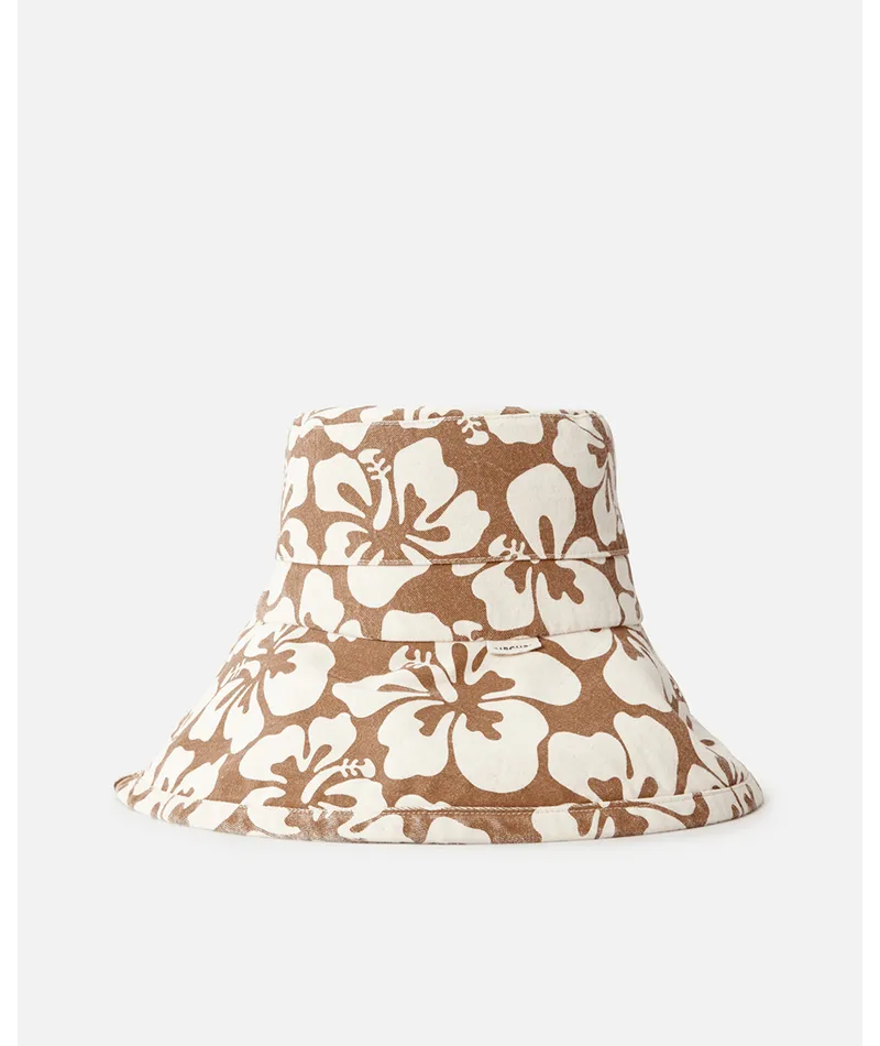 Rip Curl Tres Cool UPF Sun Hat-Brown/Off White