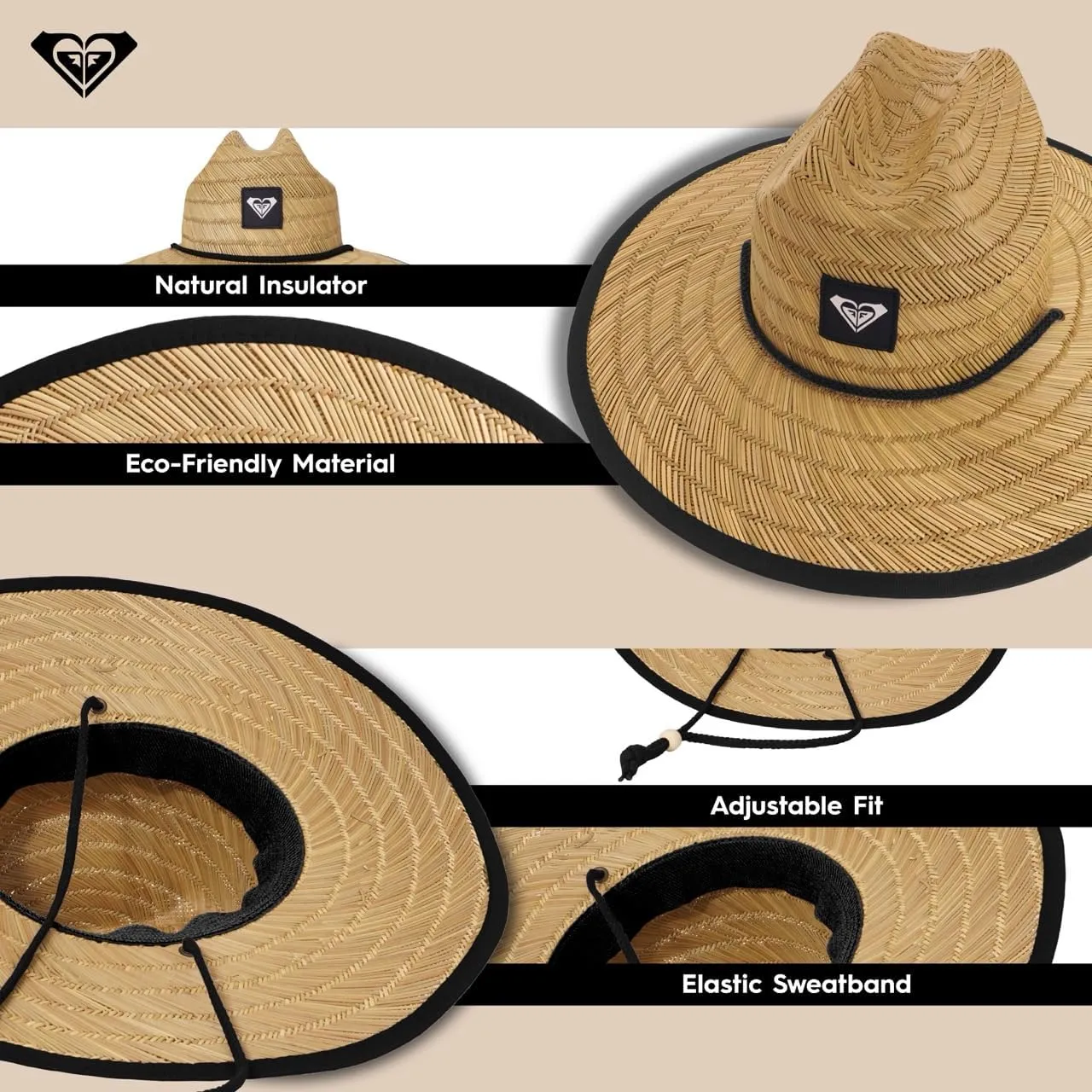 Roxy Girls' Rg Tomboy Straw Hat