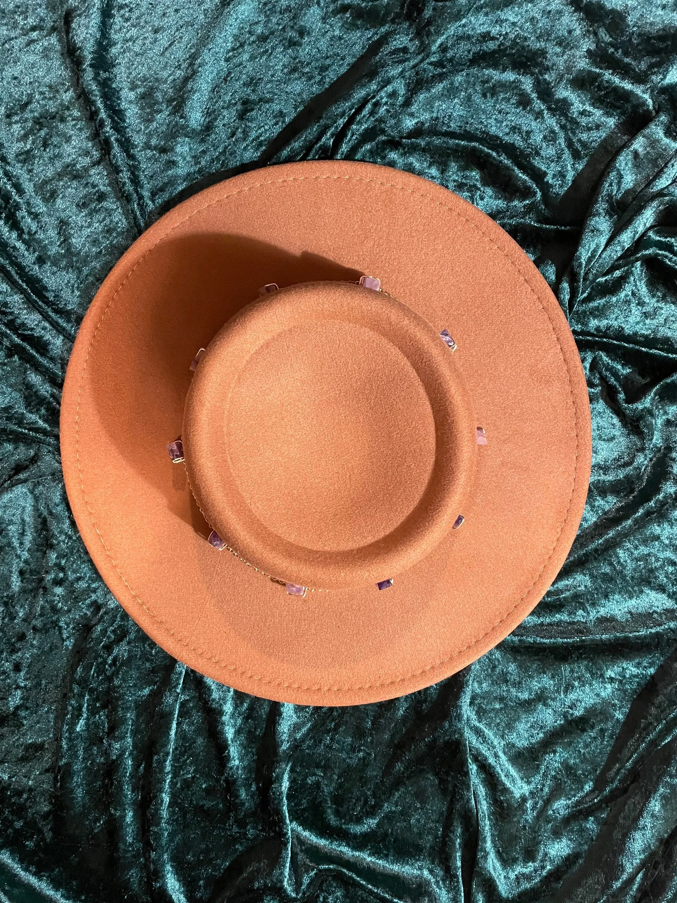 Savannah Amethyst Boater Hat