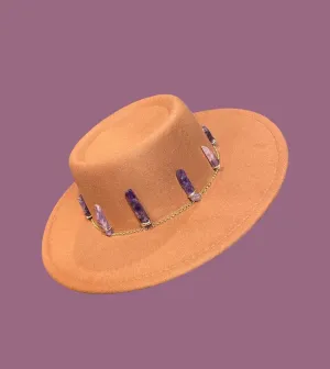 Savannah Amethyst Boater Hat