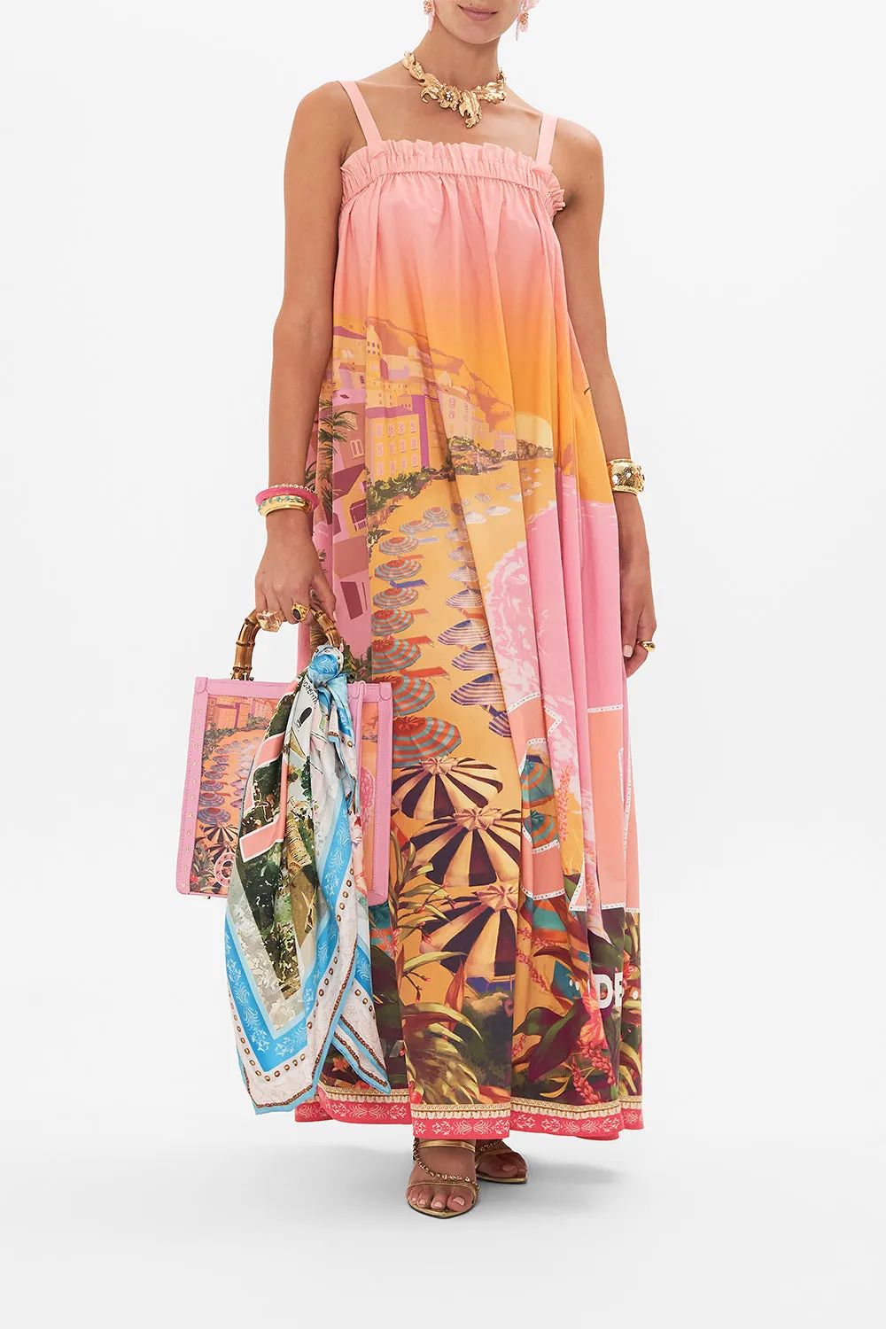 SILK SQUARE SCARF FROM SORRENTO WITH LOVE