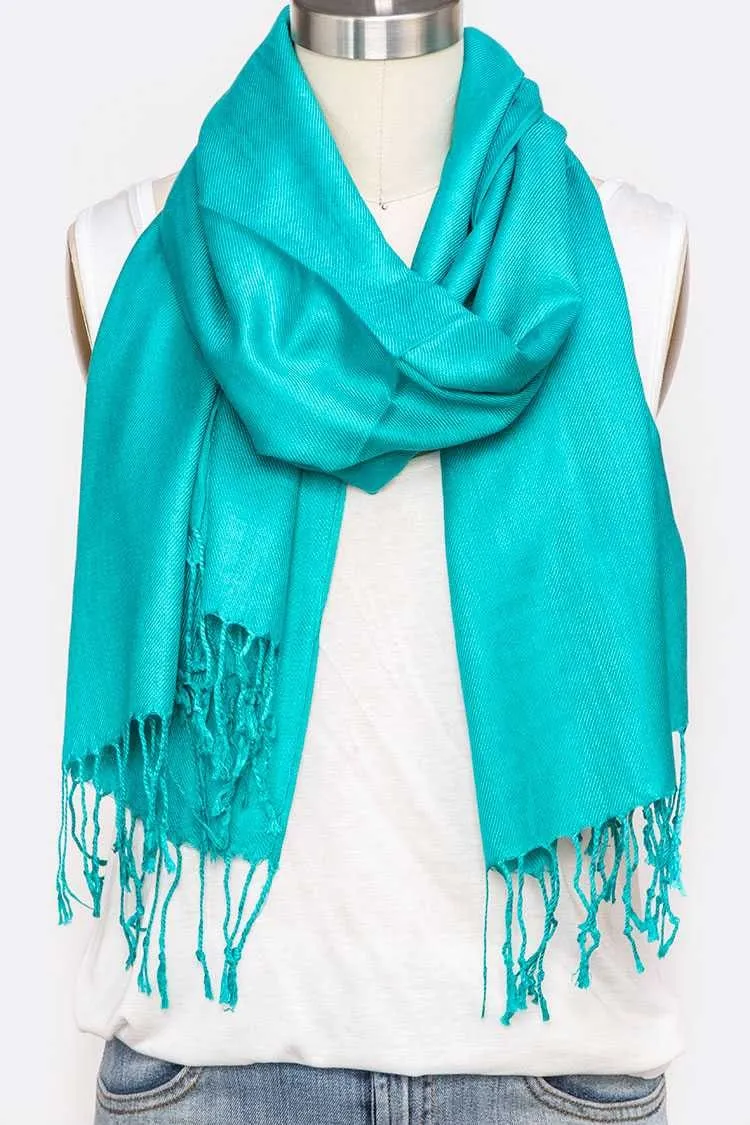 Solid Color Pashmina Scarf