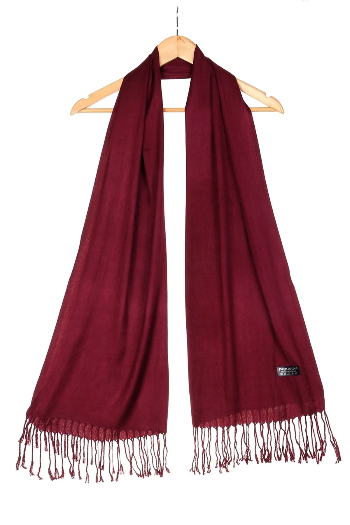 Solid Color Pashmina Scarf