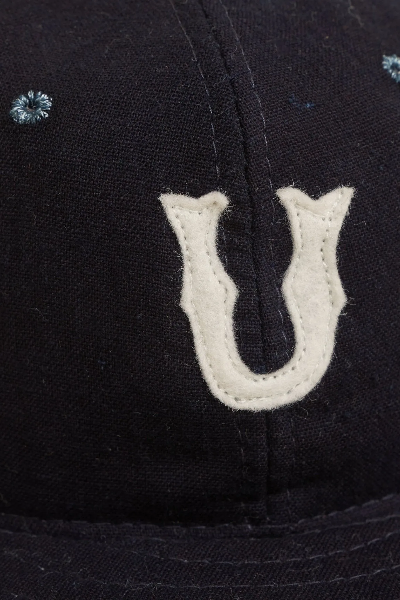 URAHARA x Troy O'Shea Early 1900's Baseball Cap - Japanese Indigo Cotton